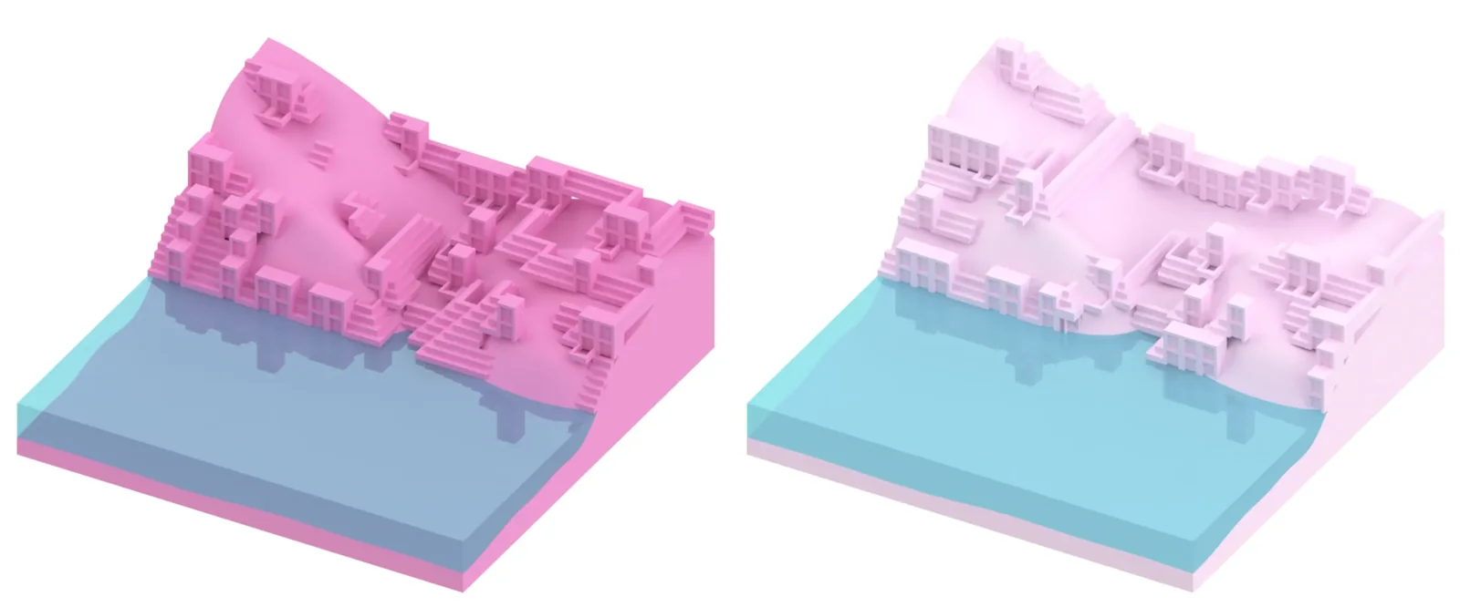 WFCity Land modular terrain coverage progression step 3
