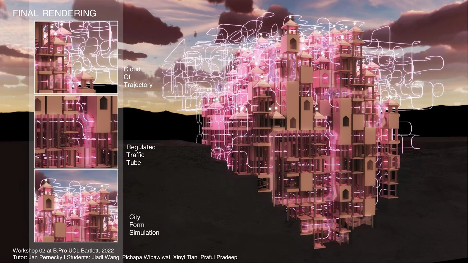 Cloud City. Final rendering of the city assembly.