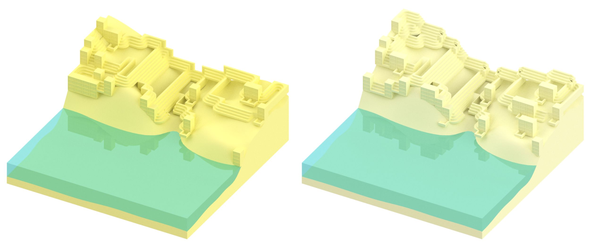 WFCity Land modular terrain coverage progression step 5