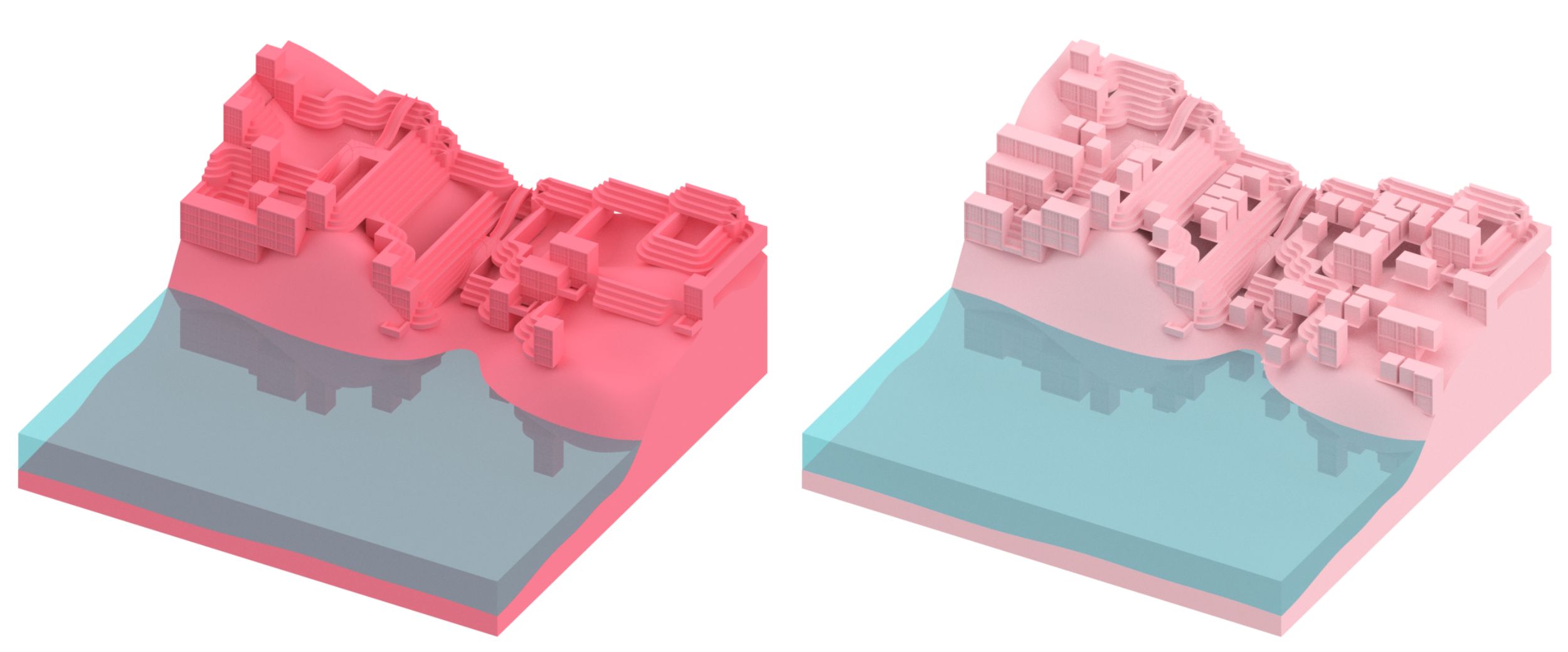 WFCity Land modular terrain coverage progression step 6