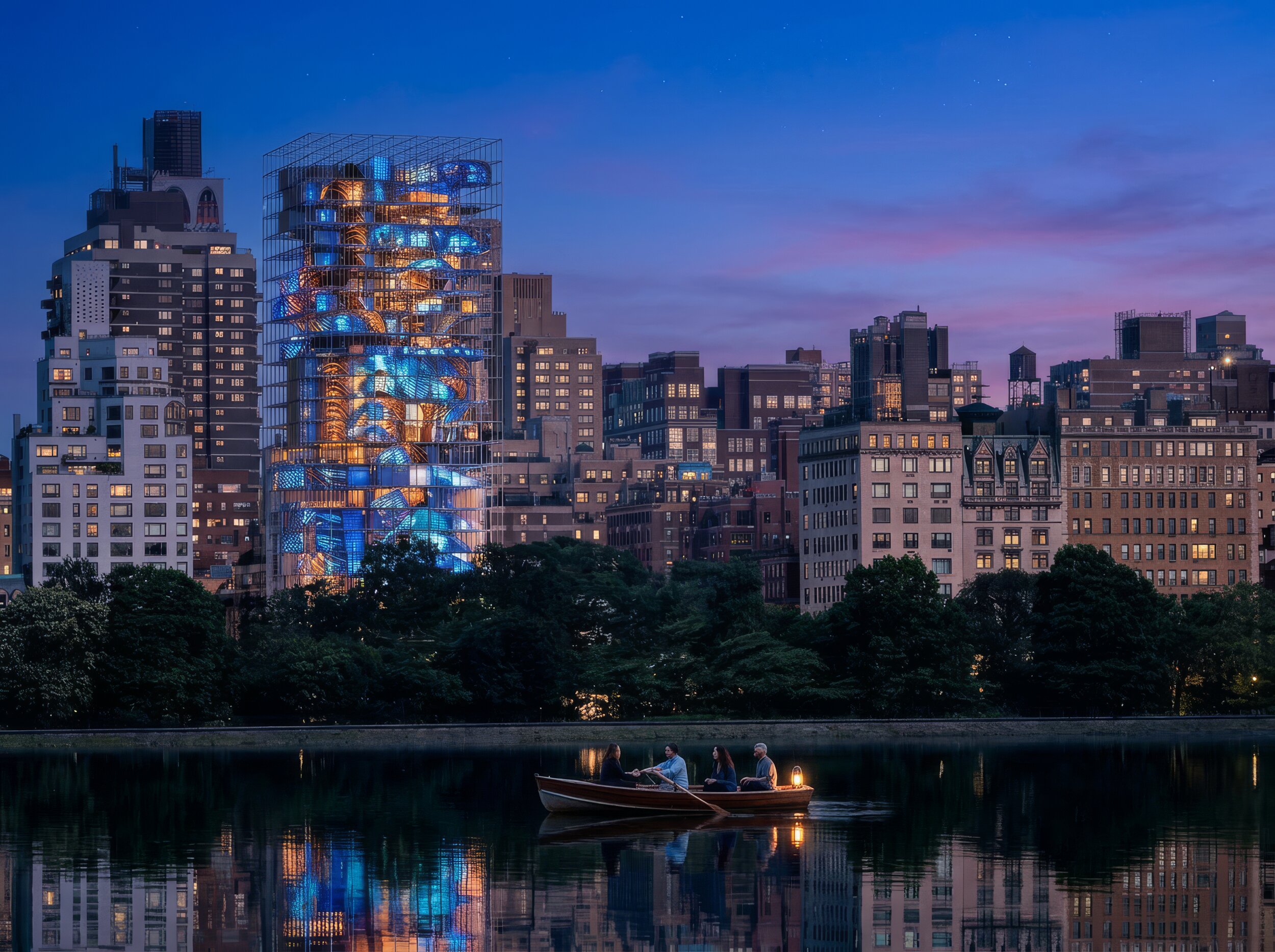 Discrete Experience — museum installation using Wave Function Collapse