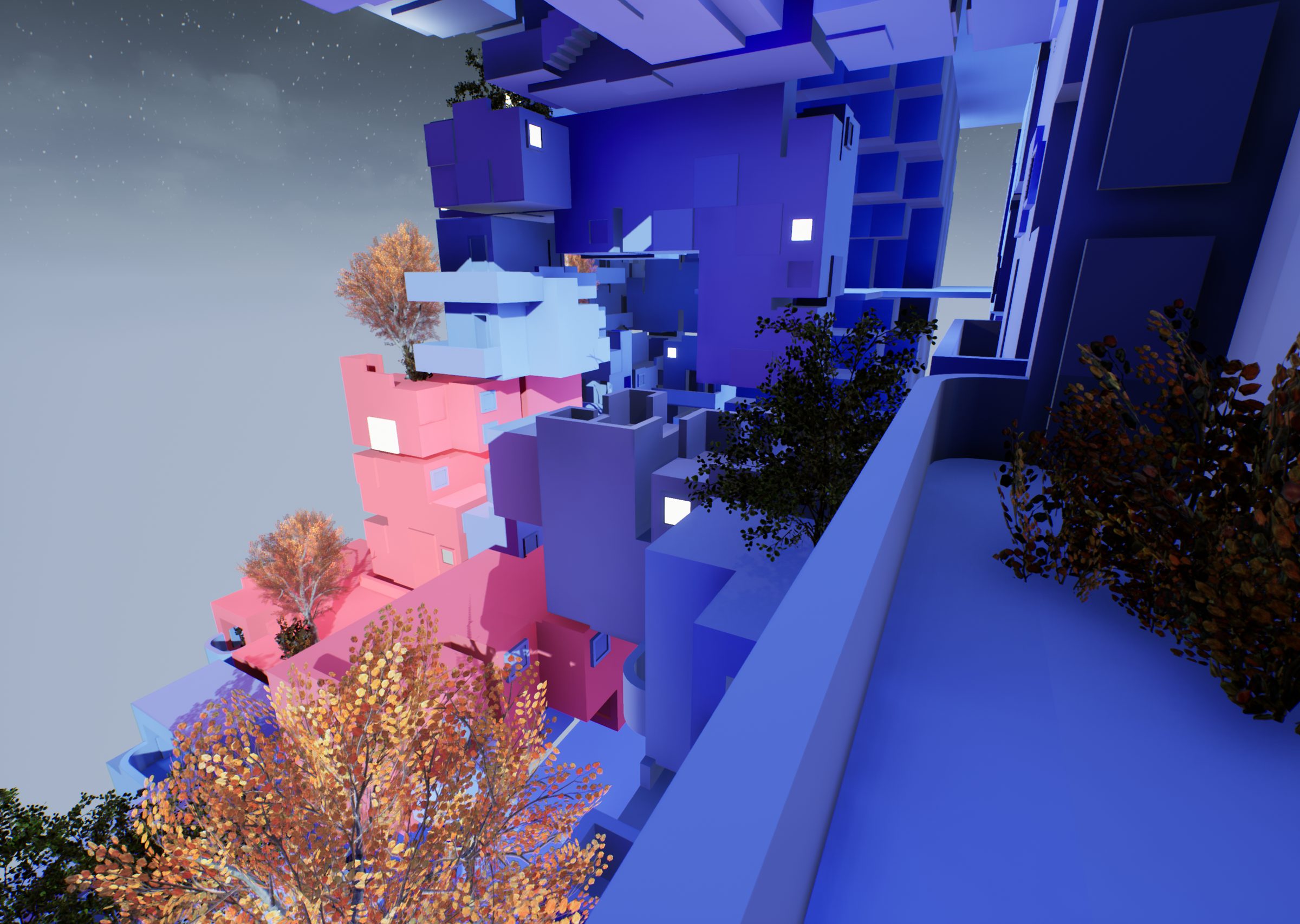 Skyscraper - exterior view