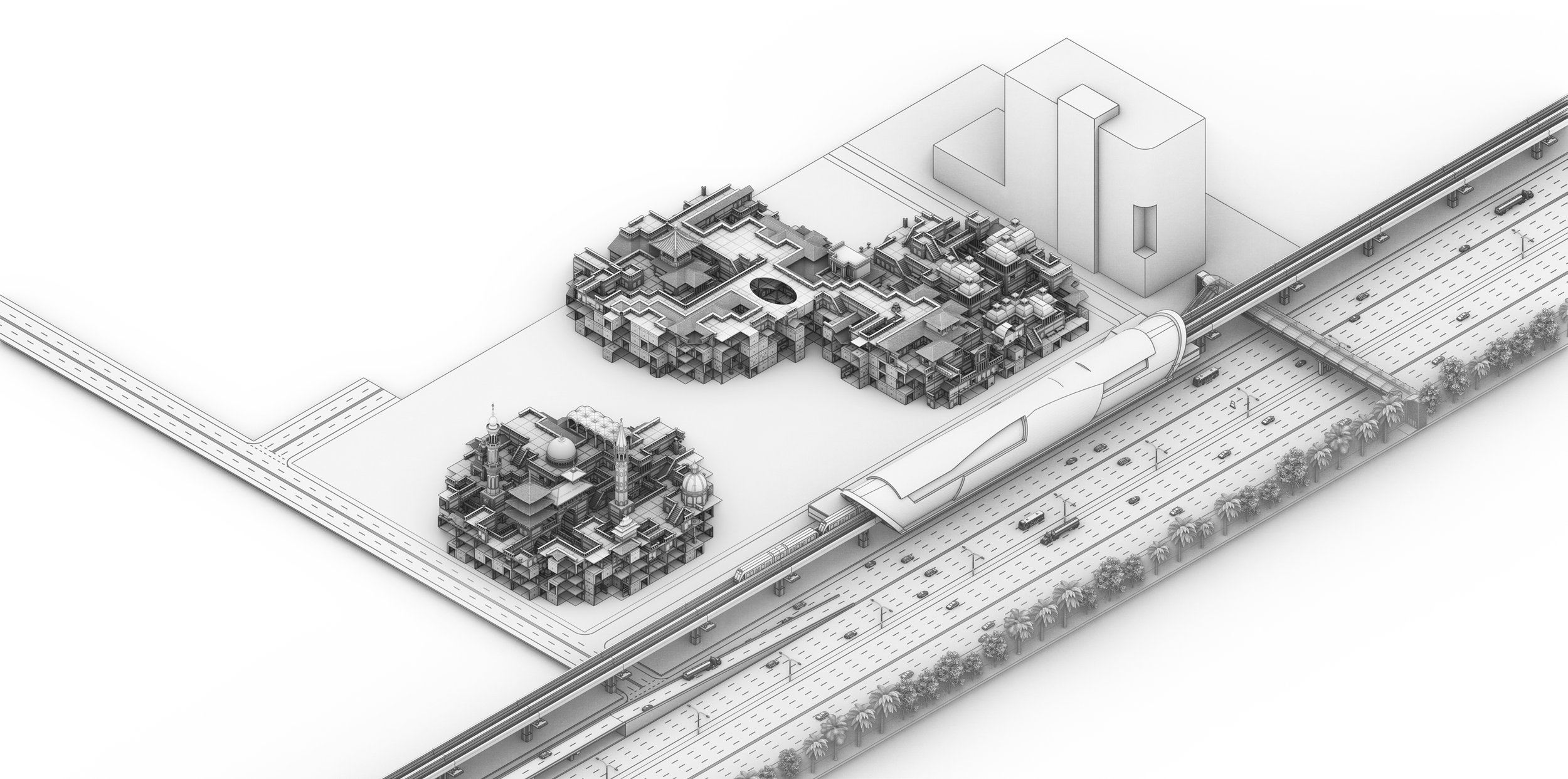 City growth - densifying urban fabric