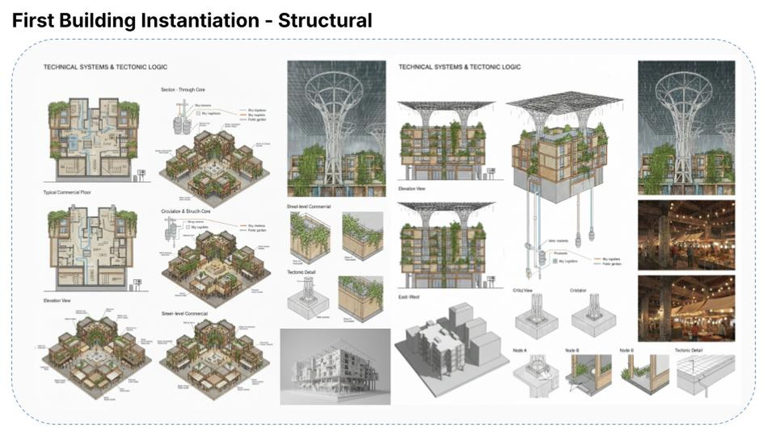 Building structural systems and tectonic logic