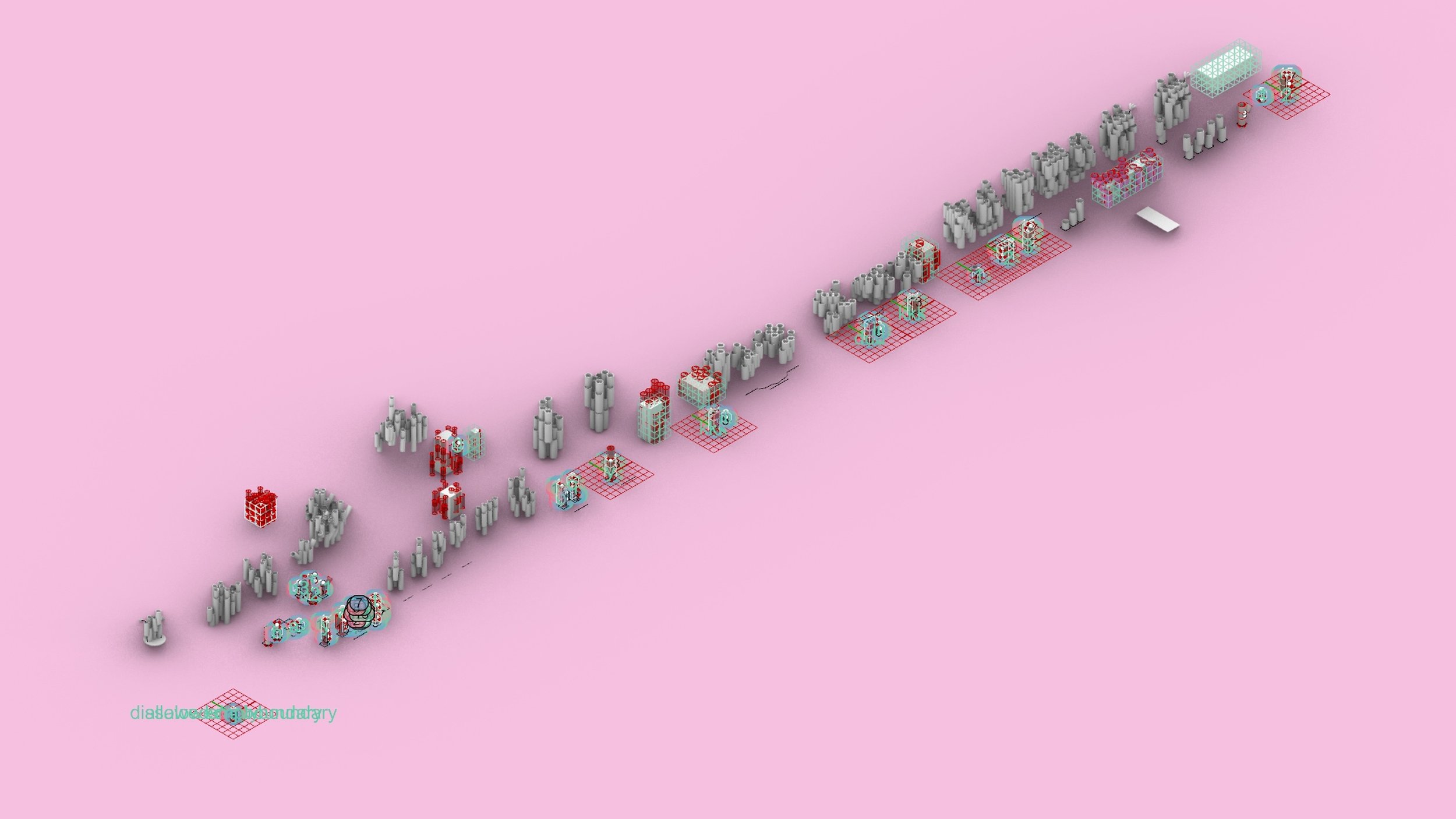 Design process from modules to final aggregation